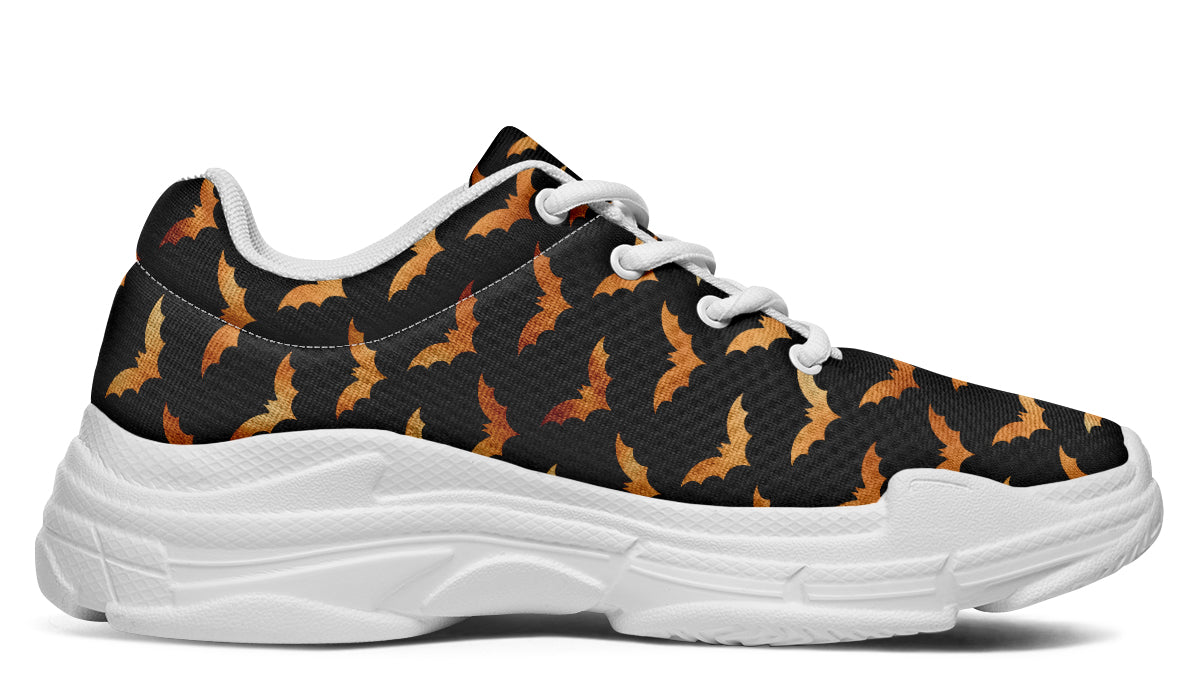 Halloween Bats Chunky Sneakers - Offbeat Sweetie