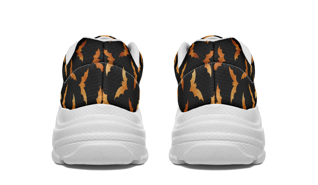 Halloween Bats Chunky Sneakers - Offbeat Sweetie