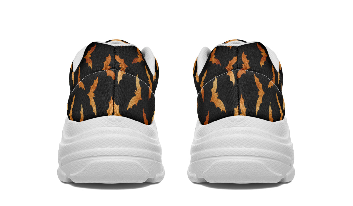 Halloween Bats Chunky Sneakers - Offbeat Sweetie