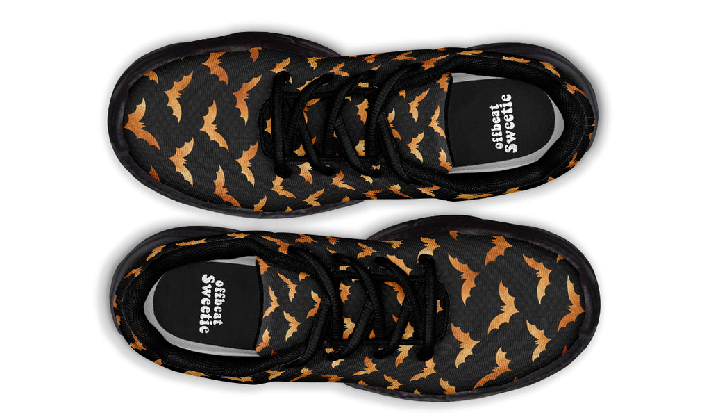 Halloween Bats Chunky Sneakers - Offbeat Sweetie