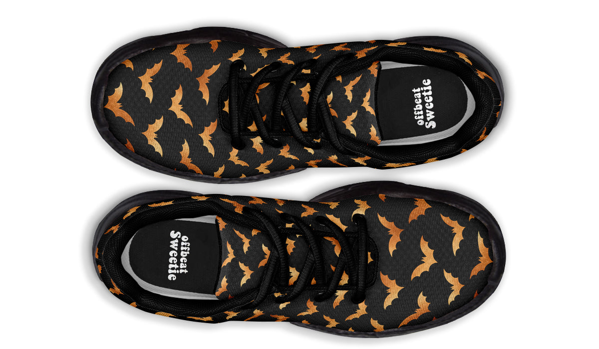 Halloween Bats Chunky Sneakers - Offbeat Sweetie