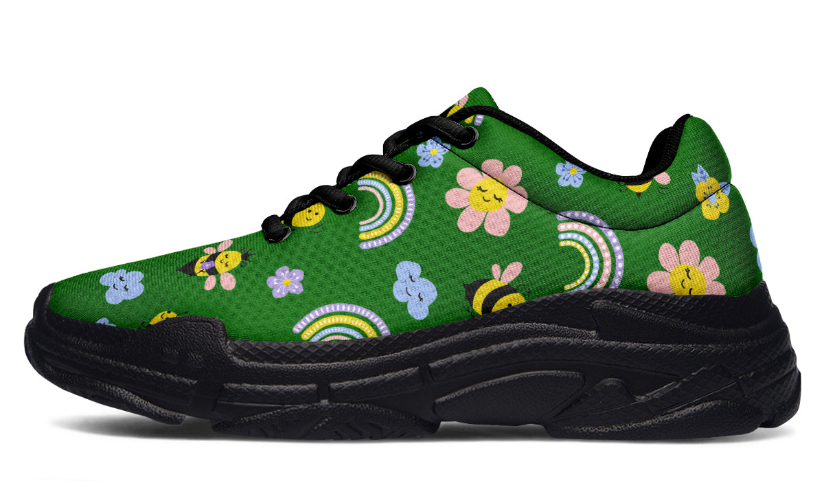 Happy Bees Chunky Sneakers