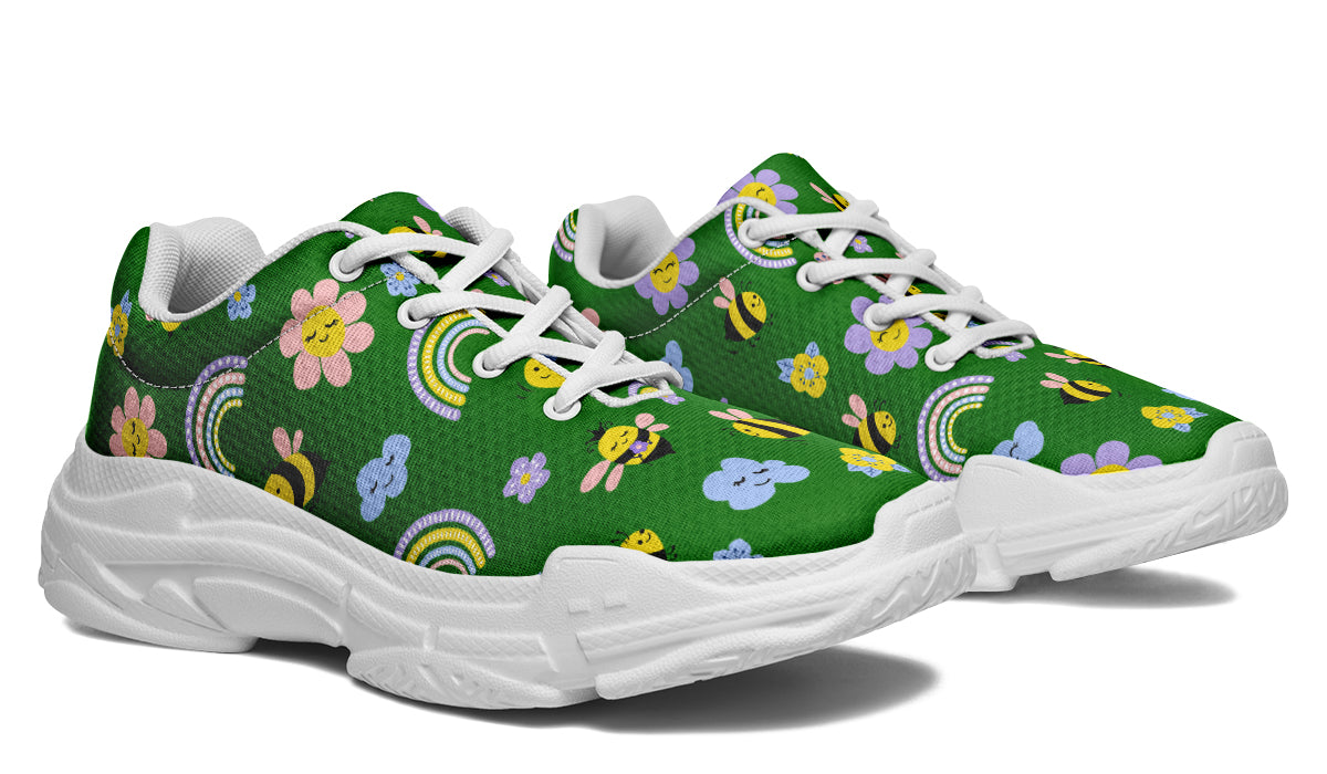 Happy Bees Chunky Sneakers