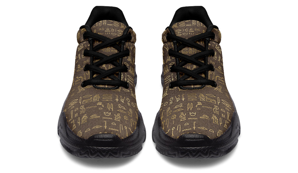 Hieroglyphics Chunky Sneakers - Offbeat Sweetie