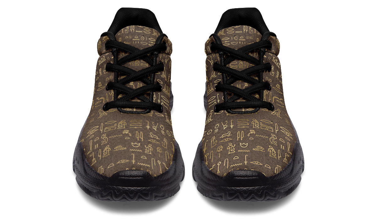 Hieroglyphics Chunky Sneakers - Offbeat Sweetie