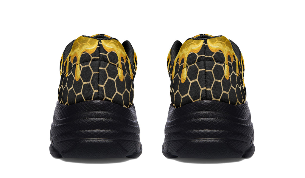 Honeycomb Chunky Sneakers - Offbeat Sweetie