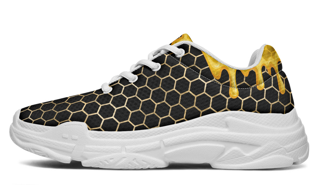 Honeycomb Chunky Sneakers - Offbeat Sweetie