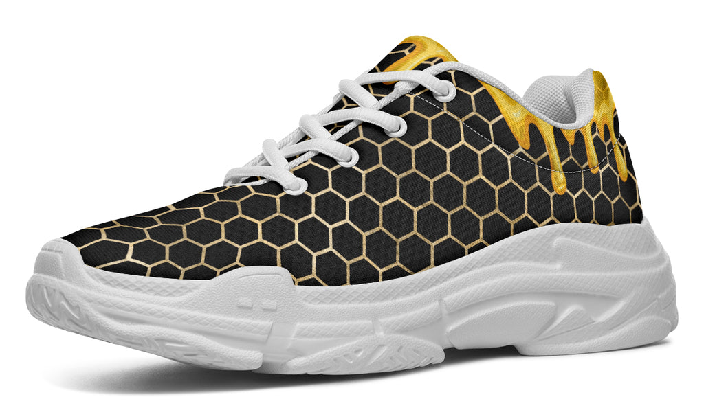 Honeycomb Chunky Sneakers - Offbeat Sweetie