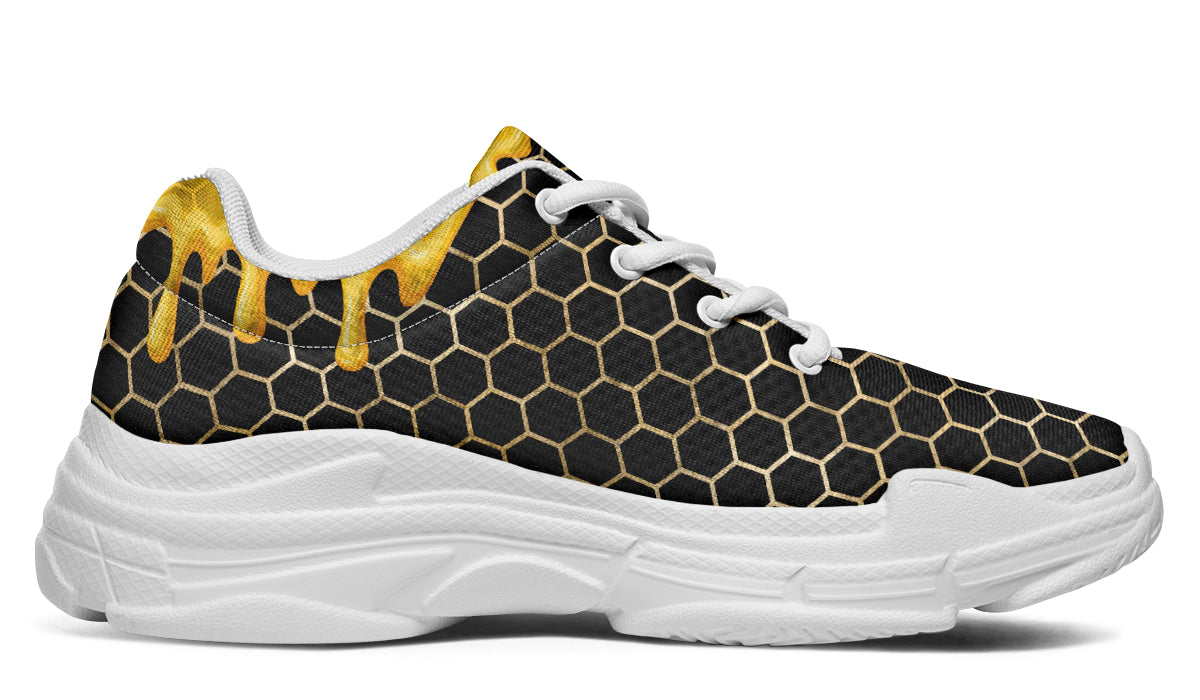 Honeycomb Chunky Sneakers - Offbeat Sweetie