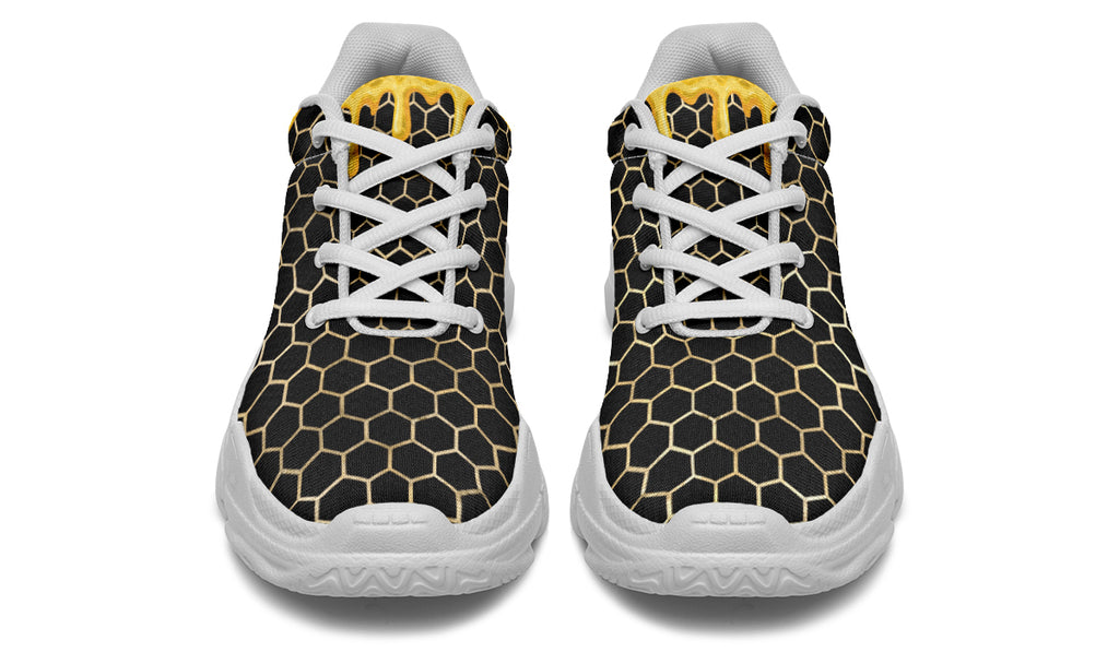 Honeycomb Chunky Sneakers - Offbeat Sweetie