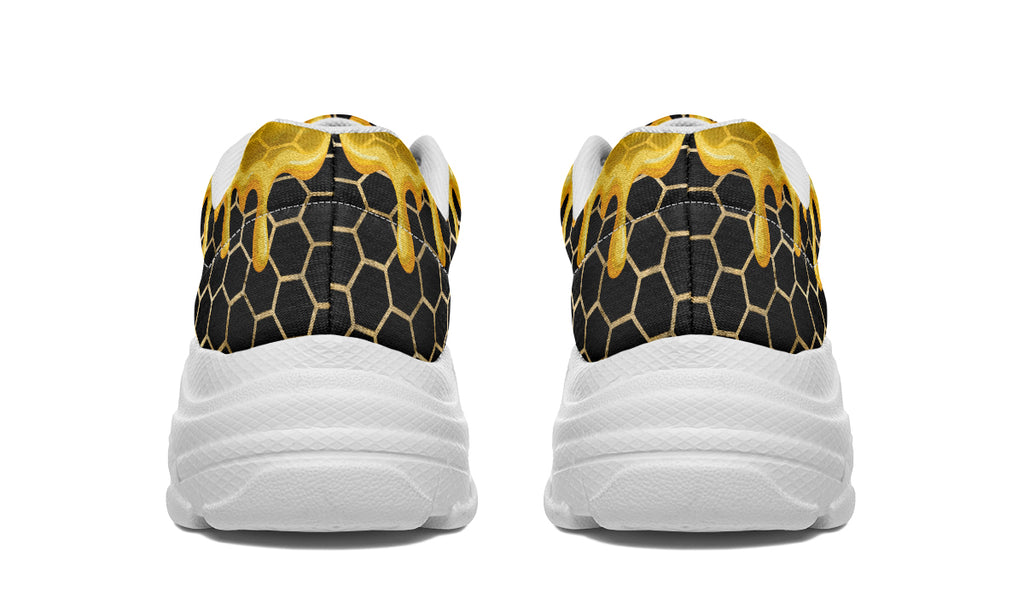 Honeycomb Chunky Sneakers - Offbeat Sweetie