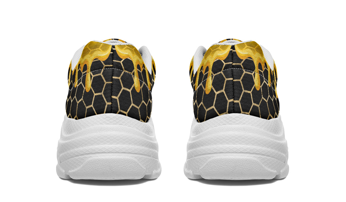 Honeycomb Chunky Sneakers - Offbeat Sweetie