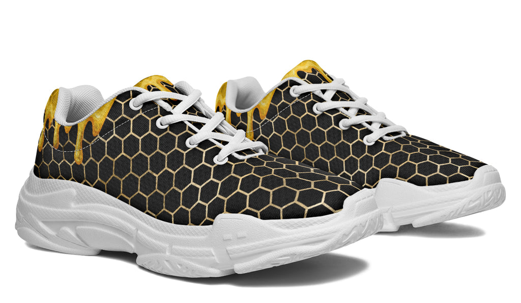 Honeycomb Chunky Sneakers - Offbeat Sweetie