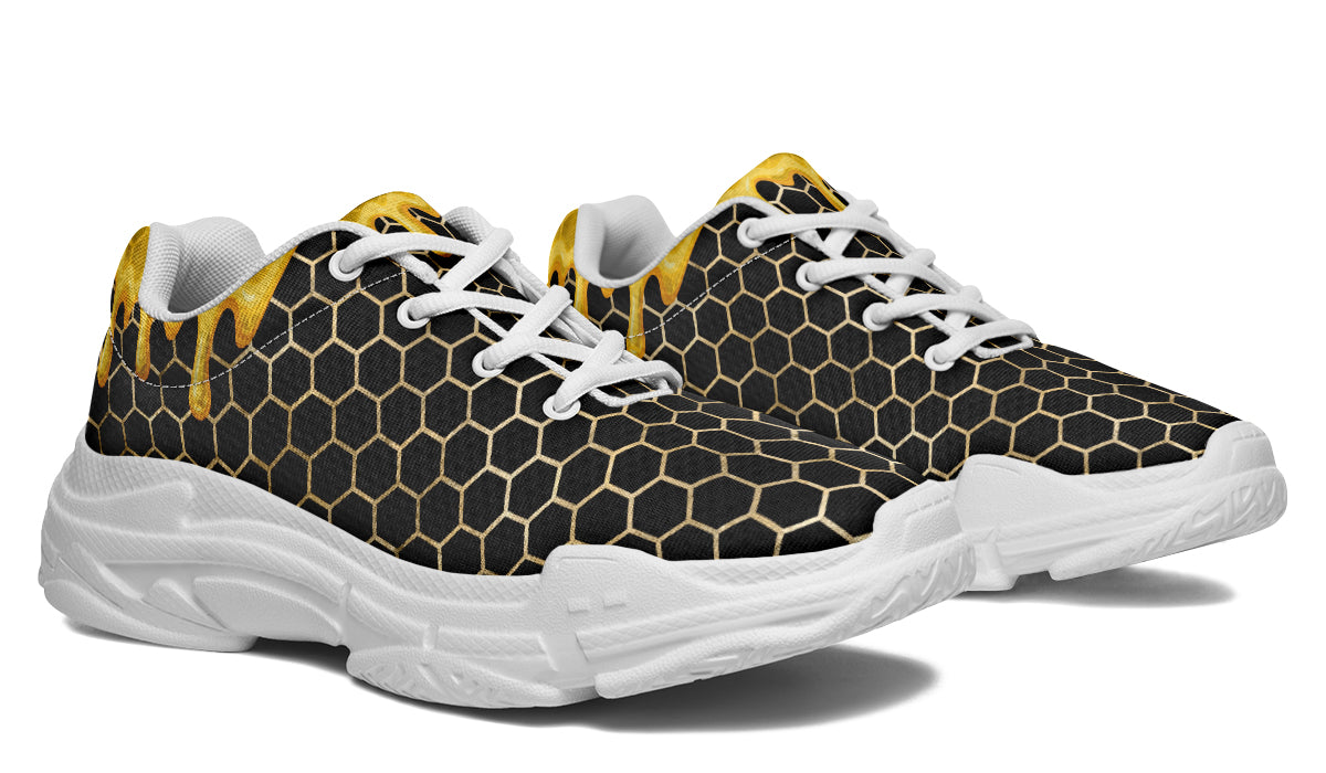 Honeycomb Chunky Sneakers - Offbeat Sweetie