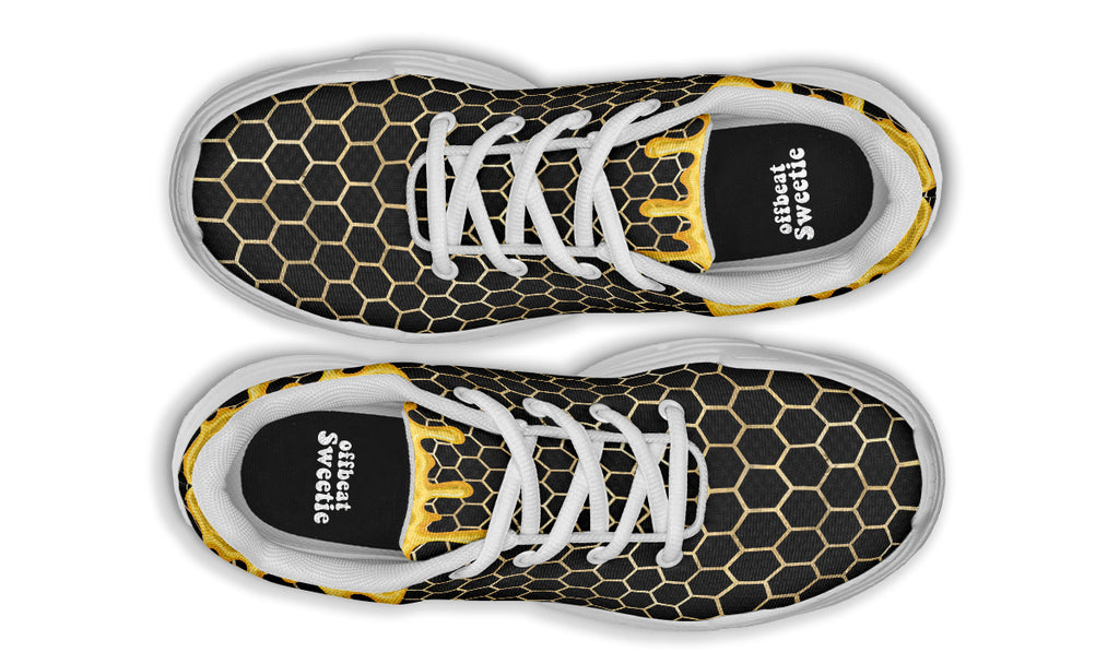 Honeycomb Chunky Sneakers - Offbeat Sweetie