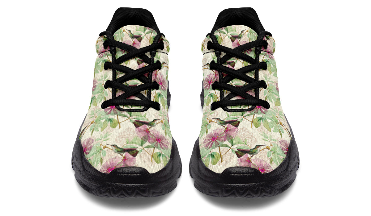 Hummingbirds Chunky Sneakers - Offbeat Sweetie