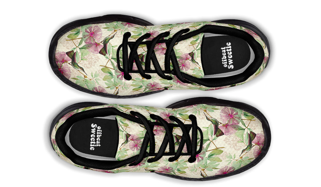 Hummingbirds Chunky Sneakers - Offbeat Sweetie