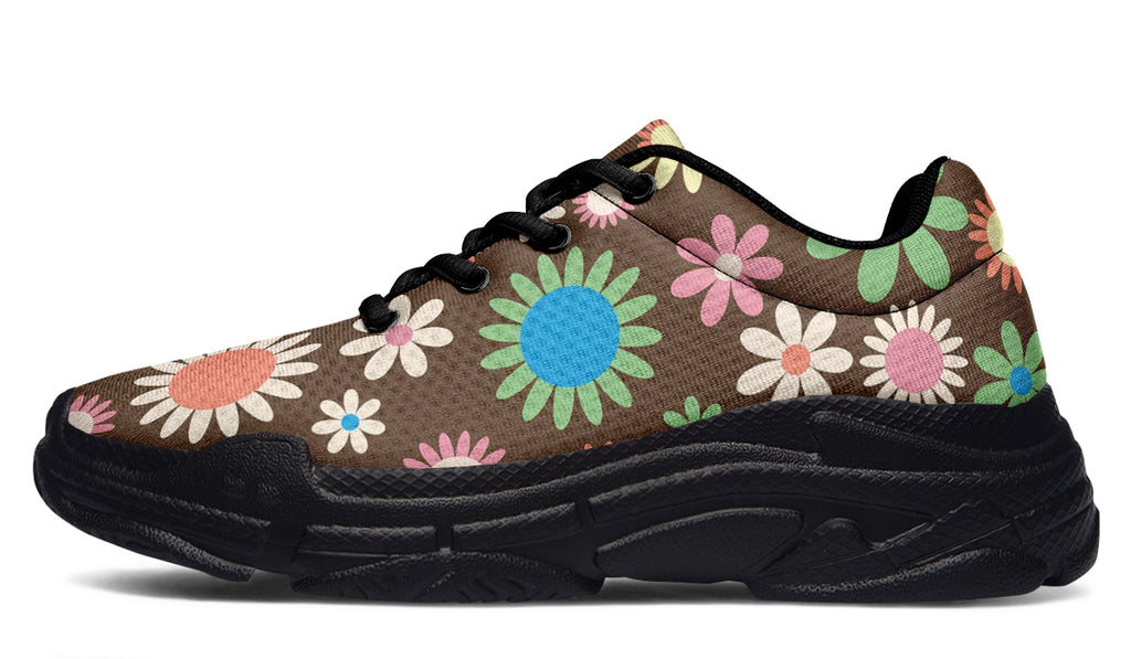 Judy's Flowers Chunky Sneakers - Offbeat Sweetie