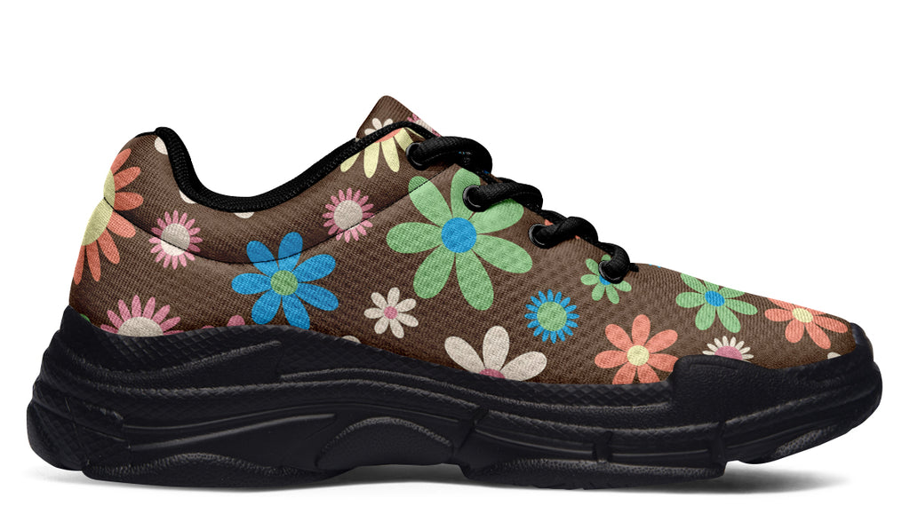 Judy's Flowers Chunky Sneakers - Offbeat Sweetie