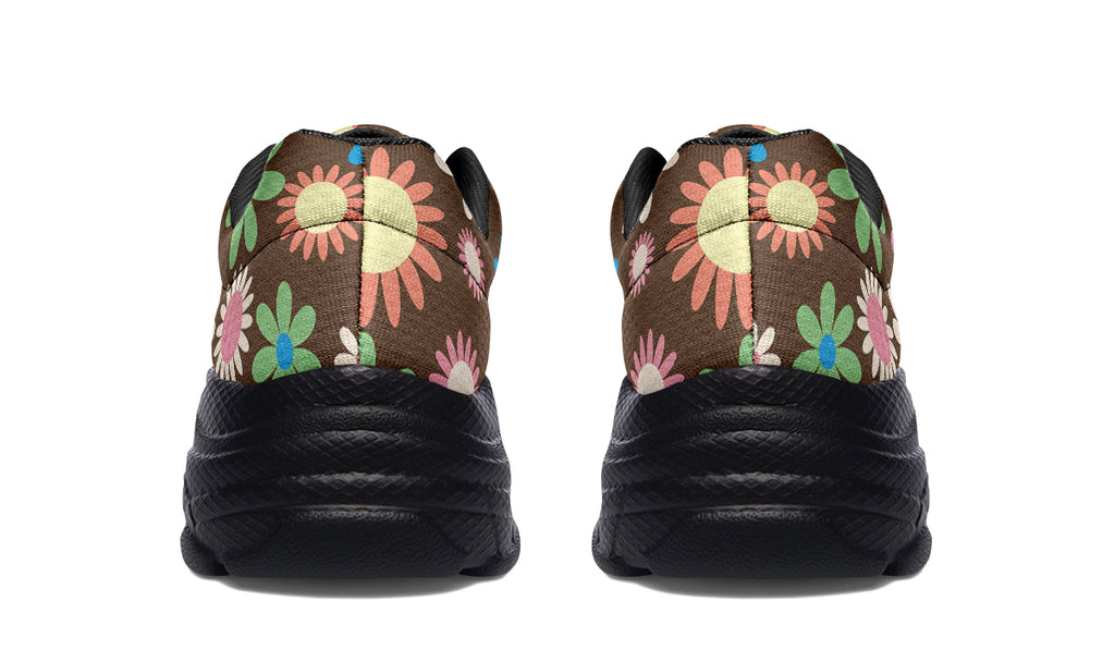 Judy's Flowers Chunky Sneakers - Offbeat Sweetie