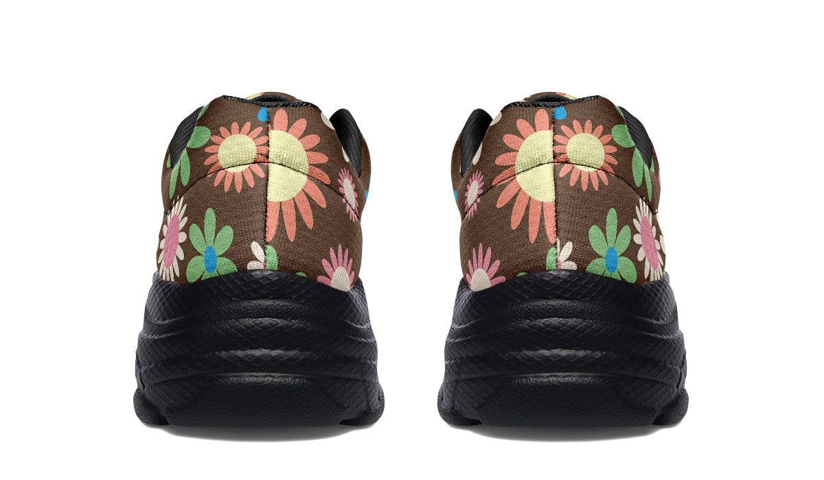 Judy's Flowers Chunky Sneakers - Offbeat Sweetie