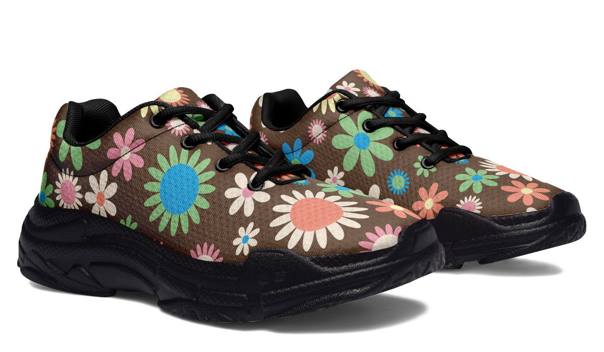 Judy's Flowers Chunky Sneakers - Offbeat Sweetie