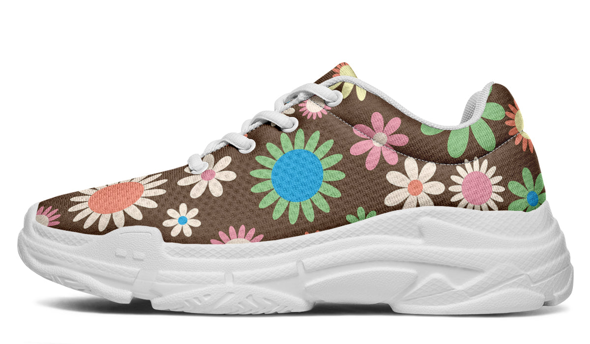 Judy's Flowers Chunky Sneakers - Offbeat Sweetie