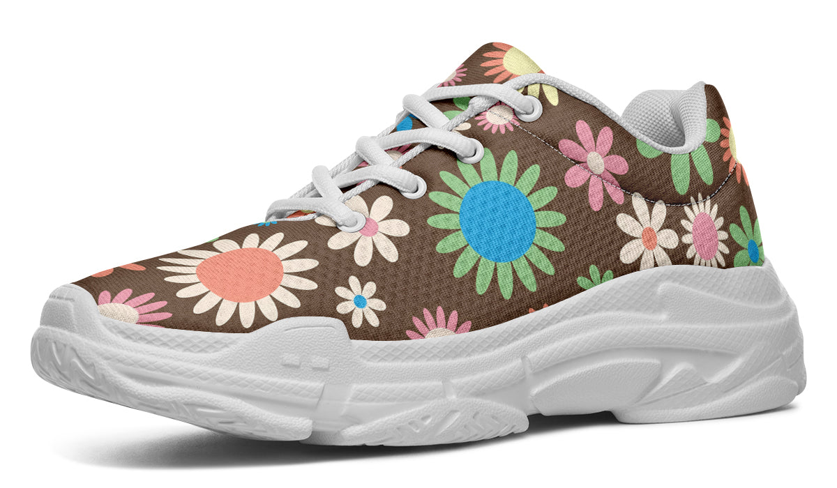 Judy's Flowers Chunky Sneakers - Offbeat Sweetie
