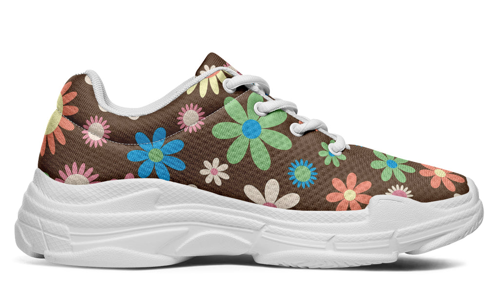 Judy's Flowers Chunky Sneakers - Offbeat Sweetie