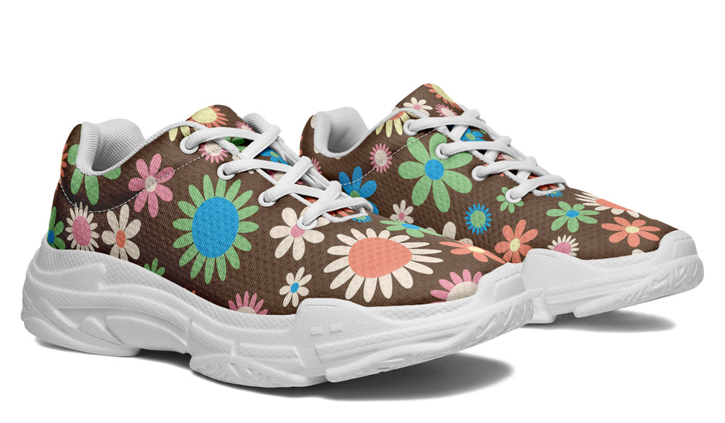 Judy's Flowers Chunky Sneakers - Offbeat Sweetie
