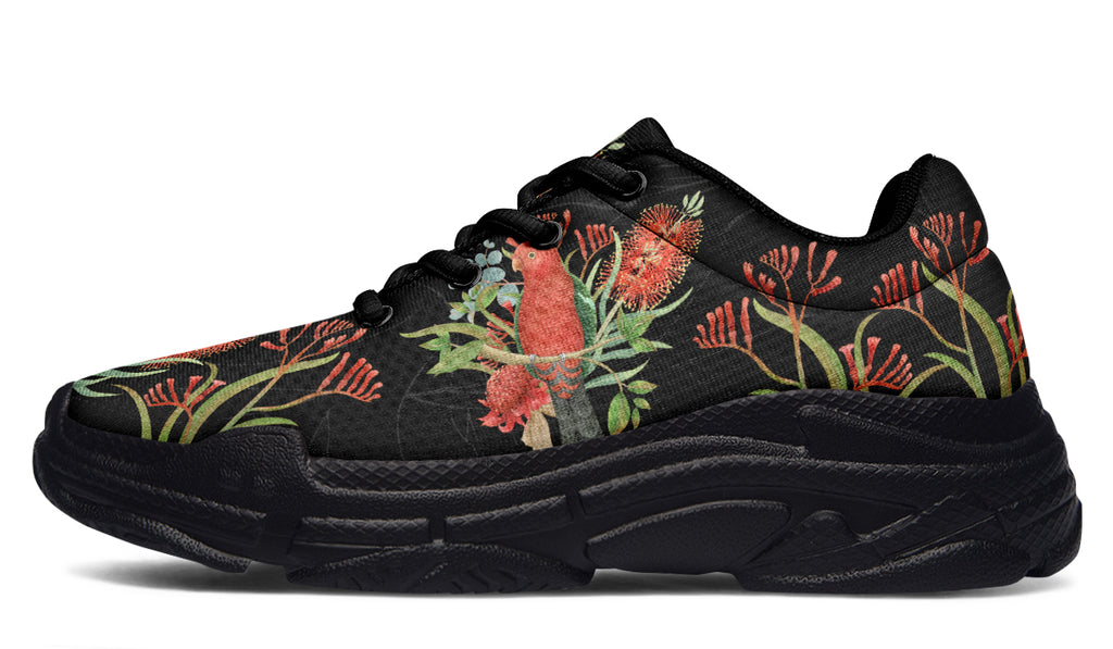 King Parrot Chunky Sneakers - Offbeat Sweetie