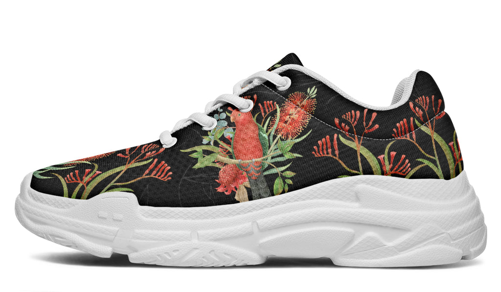 King Parrot Chunky Sneakers - Offbeat Sweetie