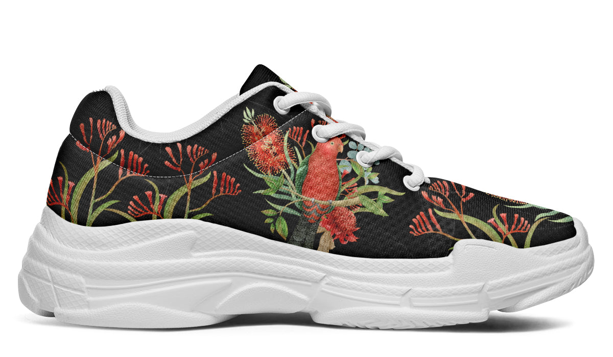 King Parrot Chunky Sneakers - Offbeat Sweetie