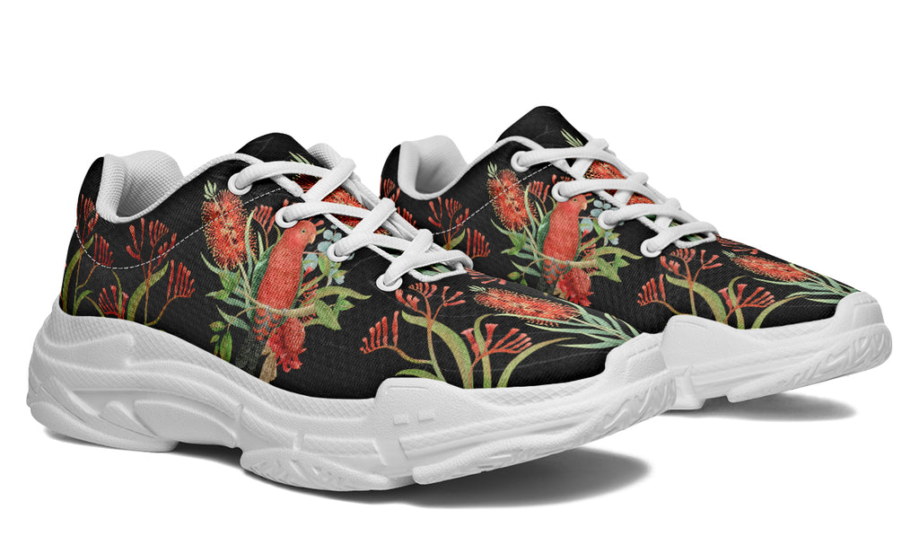 King Parrot Chunky Sneakers - Offbeat Sweetie