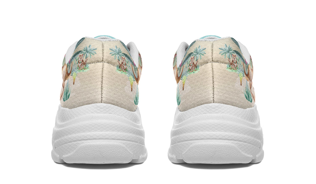 Land Down Under Chunky Sneakers - Offbeat Sweetie