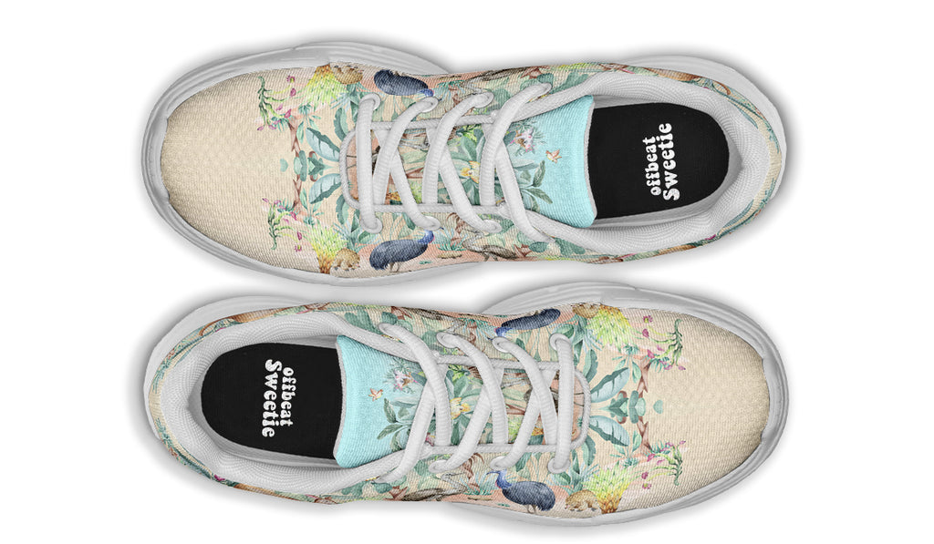 Land Down Under Chunky Sneakers - Offbeat Sweetie