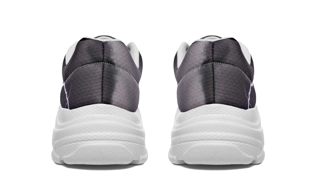 Lightning Crashes Chunky Sneakers - Offbeat Sweetie