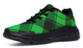 Lucky Green Plaid Chunky Sneakers