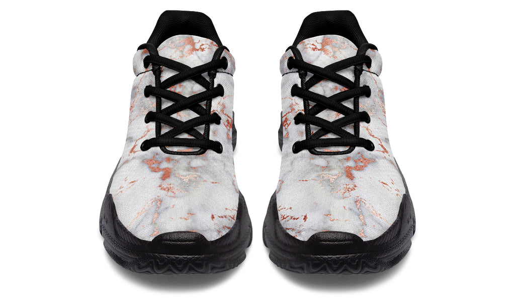 Marble Blush Chunky Sneakers - Offbeat Sweetie