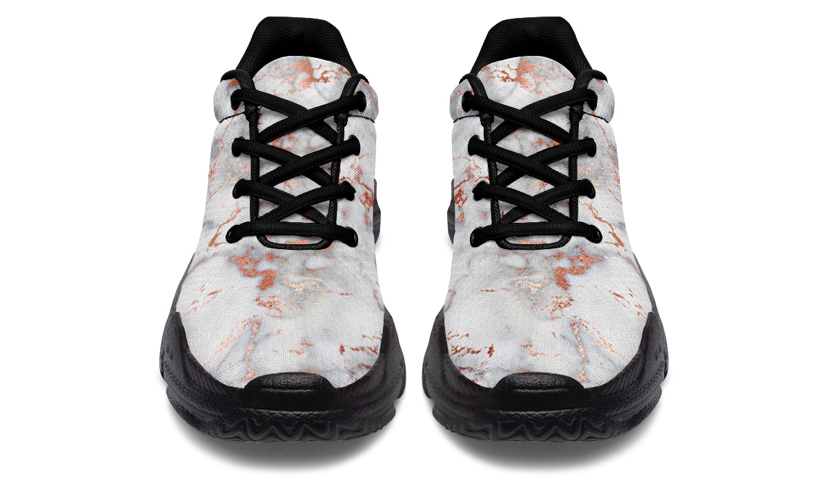 Marble Blush Chunky Sneakers - Offbeat Sweetie