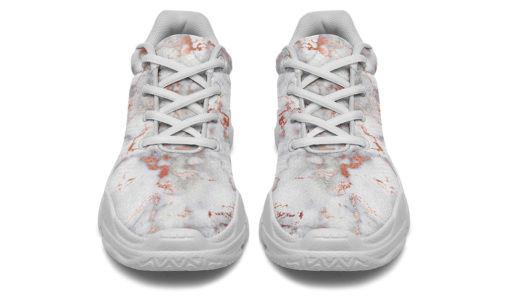 Marble Blush Chunky Sneakers - Offbeat Sweetie