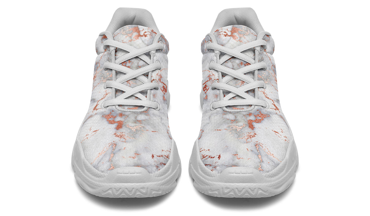 Marble Blush Chunky Sneakers - Offbeat Sweetie