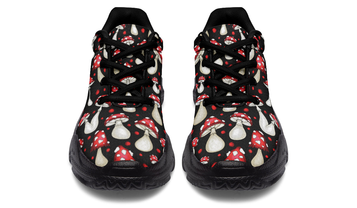 Mushrooms Chunky Sneakers - Offbeat Sweetie