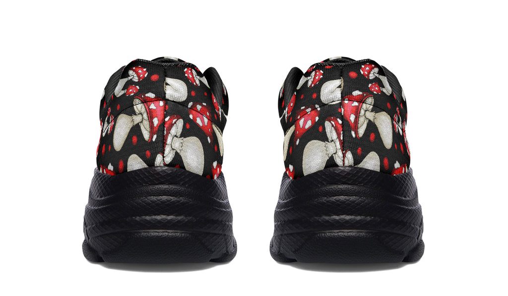 Mushrooms Chunky Sneakers - Offbeat Sweetie