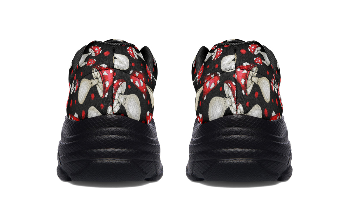Mushrooms Chunky Sneakers - Offbeat Sweetie