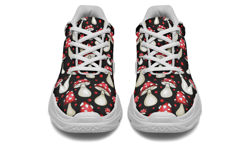 Mushrooms Chunky Sneakers - Offbeat Sweetie