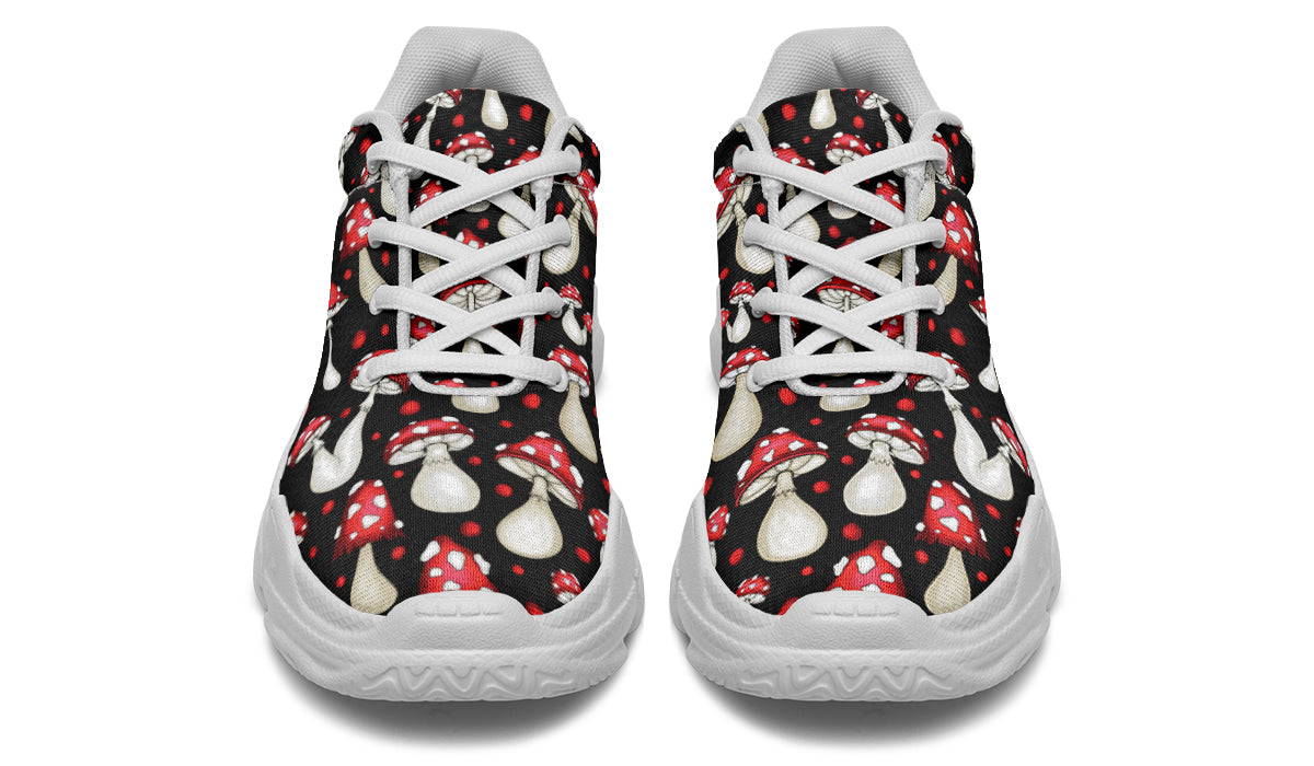 Mushrooms Chunky Sneakers - Offbeat Sweetie