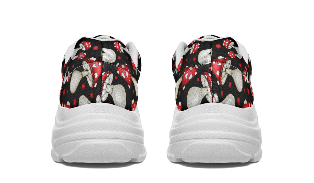 Mushrooms Chunky Sneakers - Offbeat Sweetie