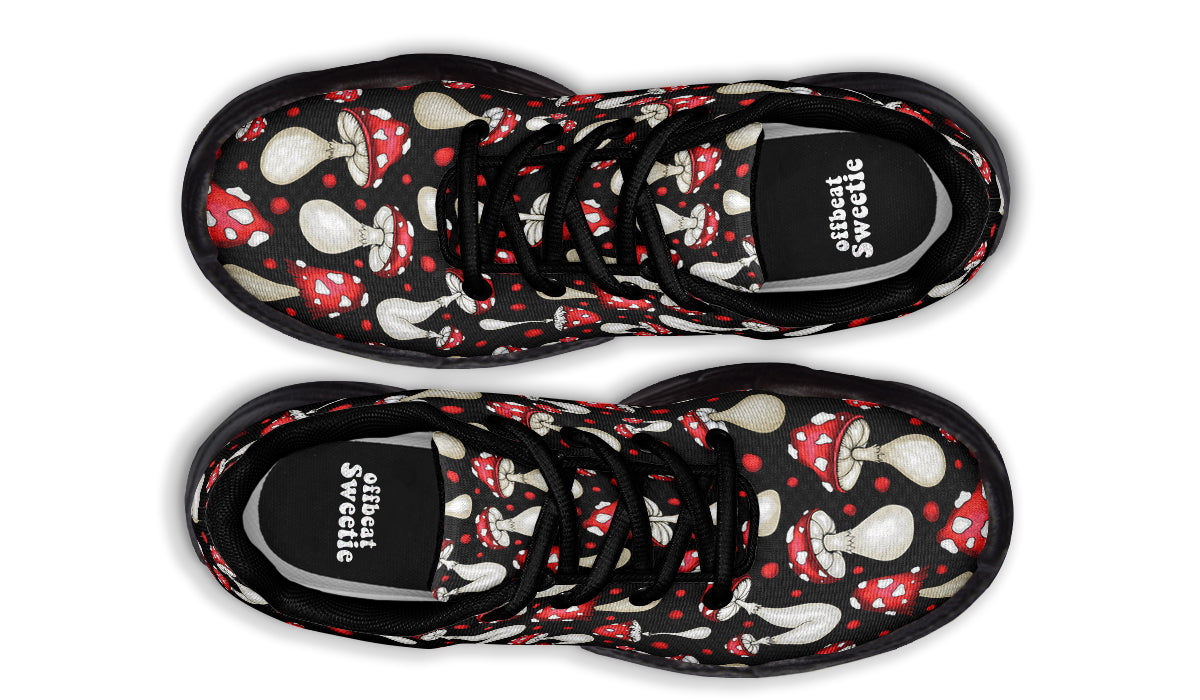 Mushrooms Chunky Sneakers - Offbeat Sweetie