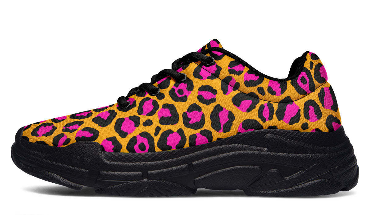 Neon Safari Chunky Sneakers